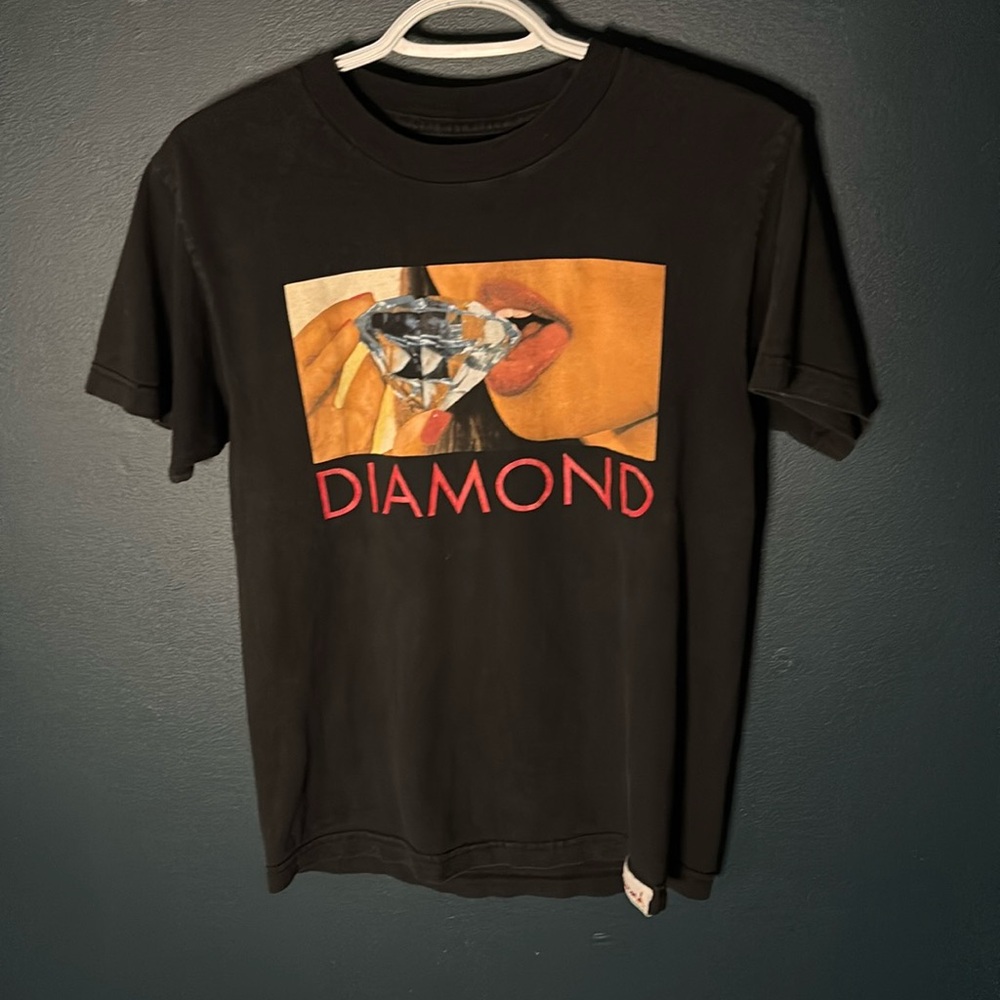 Diamond Supply Co. Men’s Lips on Diamond Black T-Shirt Size Small